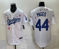Nike Los Angeles Dodgers #44 Andy Pages White Tokyo MLB jersey