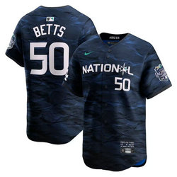 Nike Los Angeles Dodgers #50 Mookie Betts 2023 All Star Authentic Stitched MLB Jersey