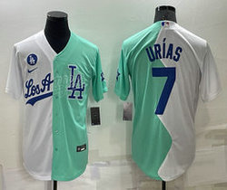 Nike Los Angeles Dodgers #7 Julio Urias 2022 Celebrity Game Stitched MLB Jersey