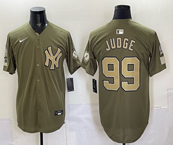 Nike Los Angeles Dodgers #99 Aaron Judge Olive 2026 Armed Forces Day Baseball Jersey