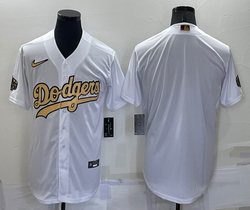 Nike Los Angeles Dodgers Blank White 2022 All Star Authentic Stitched MLB Jersey