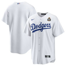 Nike Los Angeles Dodgers Blank White 2024 World Series Baseball Jersey