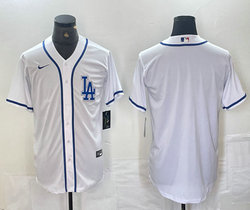 Nike Los Angeles Dodgers Blank White logo Joint Stitched MLB Jersey