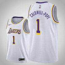 Nike Los Angeles Lakers #1 Kentavious Caldwell-Pope White Game Authentic Stitched NBA Jersey