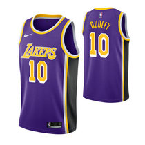 Nike Los Angeles Lakers #10 Jared Dudley Purple Game Authentic Stitched NBA Jersey