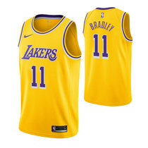 Nike Los Angeles Lakers #11 Avery Bradley Gold Game Authentic Stitched NBA Jersey
