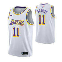 Nike Los Angeles Lakers #11 Avery Bradley White Game Authentic Stitched NBA Jersey