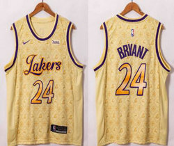 Nike Los Angeles Lakers #24 Kobe Bryant 2021 Authentic Stitched NBA Jersey