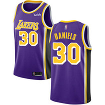 Nike Los Angeles Lakers #30 Troy Daniels Purple Game Authentic Stitched NBA Jersey