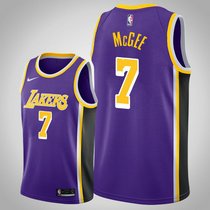 Nike Los Angeles Lakers #7 JaVale McGee Purple Game Authentic Stitched NBA Jersey