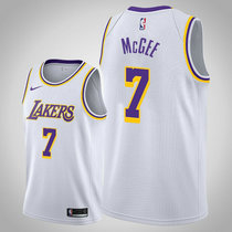 Nike Los Angeles Lakers #7 JaVale McGee White Game Authentic Stitched NBA Jersey