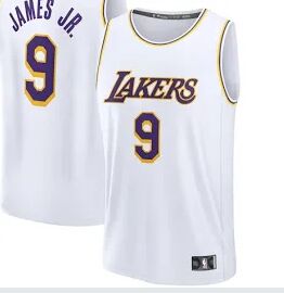 Nike Los Angeles Lakers #9 Bronny James Purple Authentic Stitched NBA Jersey