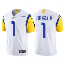 Nike Los Angeles Rams #1 Allen Robinson II White Vapor Untouchable Authentic Stitched NFL Jerseys
