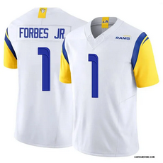 Nike Los Angeles Rams #1 Emmanuel Forbes Jr. White Stitched Football Jersey.webp
