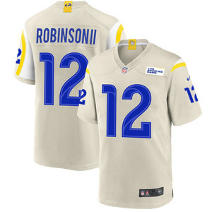 Nike Los Angeles Rams #12 Allen Robinson Cream Vapor Untouchable Authentic Stitched NFL Jerseys