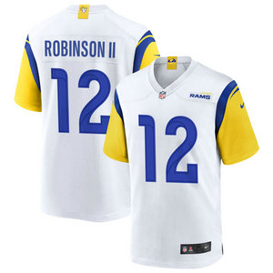 Nike Los Angeles Rams #12 Allen Robinson White Vapor Untouchable Authentic Stitched NFL Jerseys