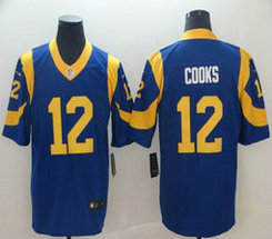 Nike Los Angeles Rams #12 Brandin Cooks Royal Blue Vapor Untouchable Limited Authentic Stitched NFL Jersey