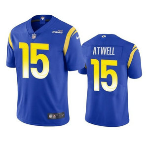 Nike Los Angeles Rams #15 Tutu Atwell Royal Vapor Untouchable Authentic Stitched NFL Jersey