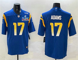 Nike Los Angeles Rams #17 Davante Adams Royal Super Bowl LX 60 Patch Jersey