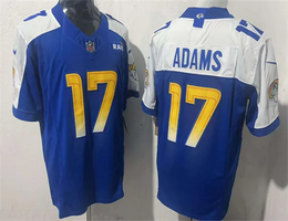 Nike Los Angeles Rams #17 Davante Adams Royal White Gratitude Limited Jersey.webp