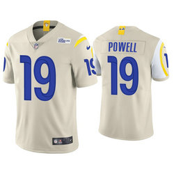 Nike Los Angeles Rams #19 Brandon Powell Cream Vapor Untouchable Limited Authentic Stitched NFL Jerseys
