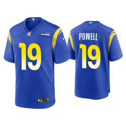 Nike Los Angeles Rams #19 Brandon Powell Royal Vapor Untouchable Limited Authentic Stitched NFL Jerseys