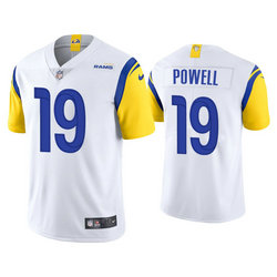 Nike Los Angeles Rams #19 Brandon Powell White Vapor Untouchable Limited Authentic Stitched NFL Jerseys