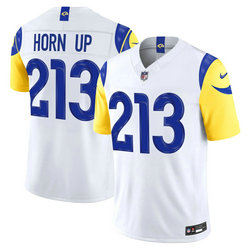 Nike Los Angeles Rams #213 Horn Up White 2026 Authentic Stitched NFL Jersey