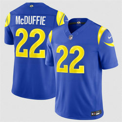 Nike Los Angeles Rams #22 Trent McDuffie Royal 2026 Authentic Stitched NFL Jersey
