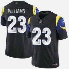 Nike Los Angeles Rams #23 Kyren Williams 2025 Black Rivalries NFL jersey