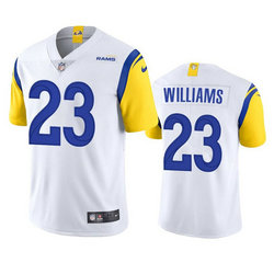 Nike Los Angeles Rams #23 Kyren Williams White Vapor Untouchable Authentic Stitched NFL Jerseys