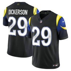Nike Los Angeles Rams #29 Eric Dickerson Black 2026 Authentic Stitched NFL Jersey