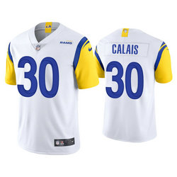 Nike Los Angeles Rams #30 Raymond Calais White 2021 Vapor Untouchable Authentic Stitched NFL Jerseys