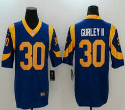 Nike Los Angeles Rams #30 Todd Gurley II Royal Blue Vapor Untouchable Limited Authentic Stitched NFL Jerseys