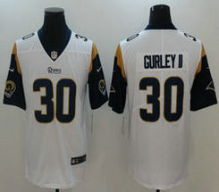 Nike Los Angeles Rams #30 Todd Gurley II White Vapor Untouchable Limited Authentic Stitched NFL Jerseys