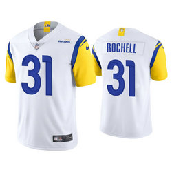 Nike Los Angeles Rams #31 Robert Rochell White 2021 Vapor Untouchable Authentic Stitched NFL Jerseys