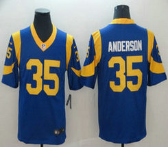 Nike Los Angeles Rams #35 C.J. Anderson Royal Blue Vapor Untouchable Limited Authentic Stitched NFL Jersey