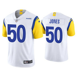 Nike Los Angeles Rams #50 Ernest Jones White 2021 Vapor Untouchable Authentic Stitched NFL Jerseys