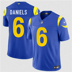 Nike Los Angeles Rams #6 CJ Daniels Royal 2026 Draft Authentic Stitched NFL Jersey