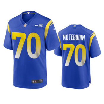 Nike Los Angeles Rams #70 Joseph Noteboom Royal Vapor Untouchable Limited Authentic Stitched NFL Jerseys