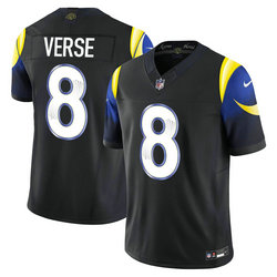 Nike Los Angeles Rams #8 Jared Verse Black 2026 Authentic Stitched NFL Jersey