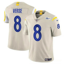 Nike Los Angeles Rams #8 Jared Verse Cream 2024 Draft Vapor Untouchable Stitched Football Jersey