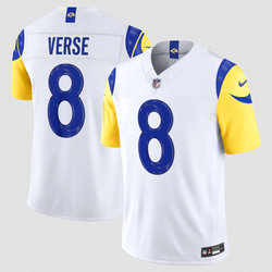 Nike Los Angeles Rams #8 Jared Verse White 2026 Authentic Stitched NFL Jersey