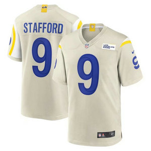 Nike Los Angeles Rams #9 Matthew Stafford Cream Vapor Untouchable Limited Authentic Stitched NFL Jerseys