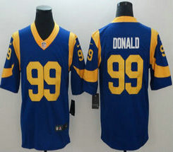 Nike Los Angeles Rams #99 Aaron Donald Royal Blue Vapor Untouchable Limited Authentic Stitched NFL Jerseys