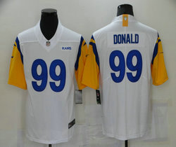 Nike Los Angeles Rams #99 Aaron Donald White 2021 Vapor Untouchable Limited Authentic Stitched NFL Jerseys