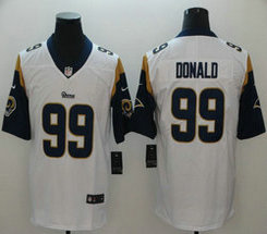 Nike Los Angeles Rams #99 Aaron Donald White Vapor Untouchable Limited Authentic Stitched NFL Jerseys