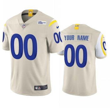 Nike Los Angeles Rams Customized Cream Vapor Untouchable Authentic Stitched NFL Jerseys