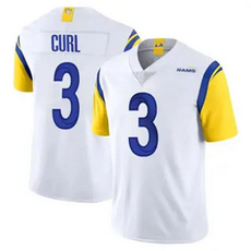 Nike Los Angeles Rams Emmanuel #3 Kamren Curl White Stitched Football Jersey.webp