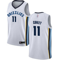 Nike Memphis Grizzlies #11 Mike Conley White Game Authentic Stitched NBA Jersey